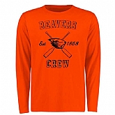 Oregon State Beavers Sport Est. Long Sleeve WEM T-Shirt - Orange